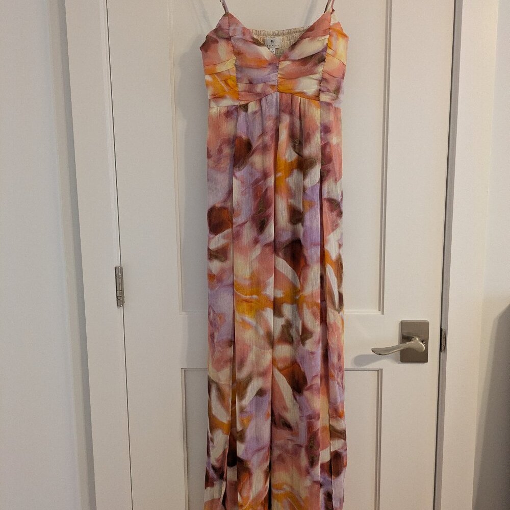 Socialite Chiffon Maxi Halter Sundress